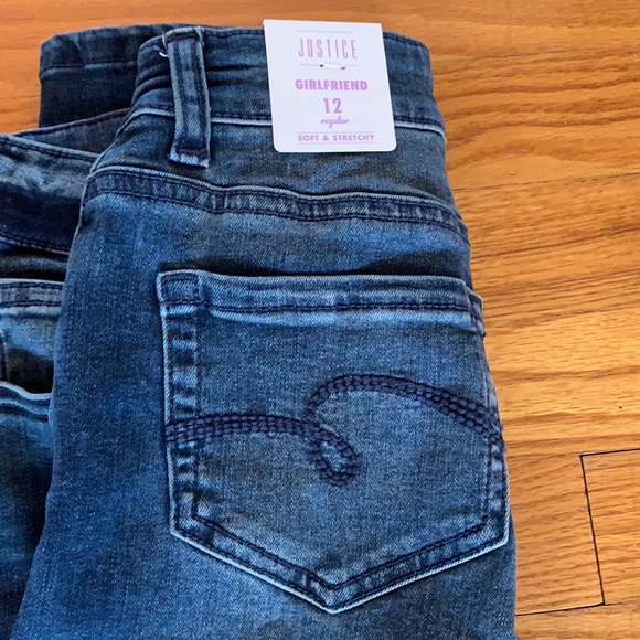 Justice ❤️HP❤️NWT kids size 12 jeans - Picture 6 of 6